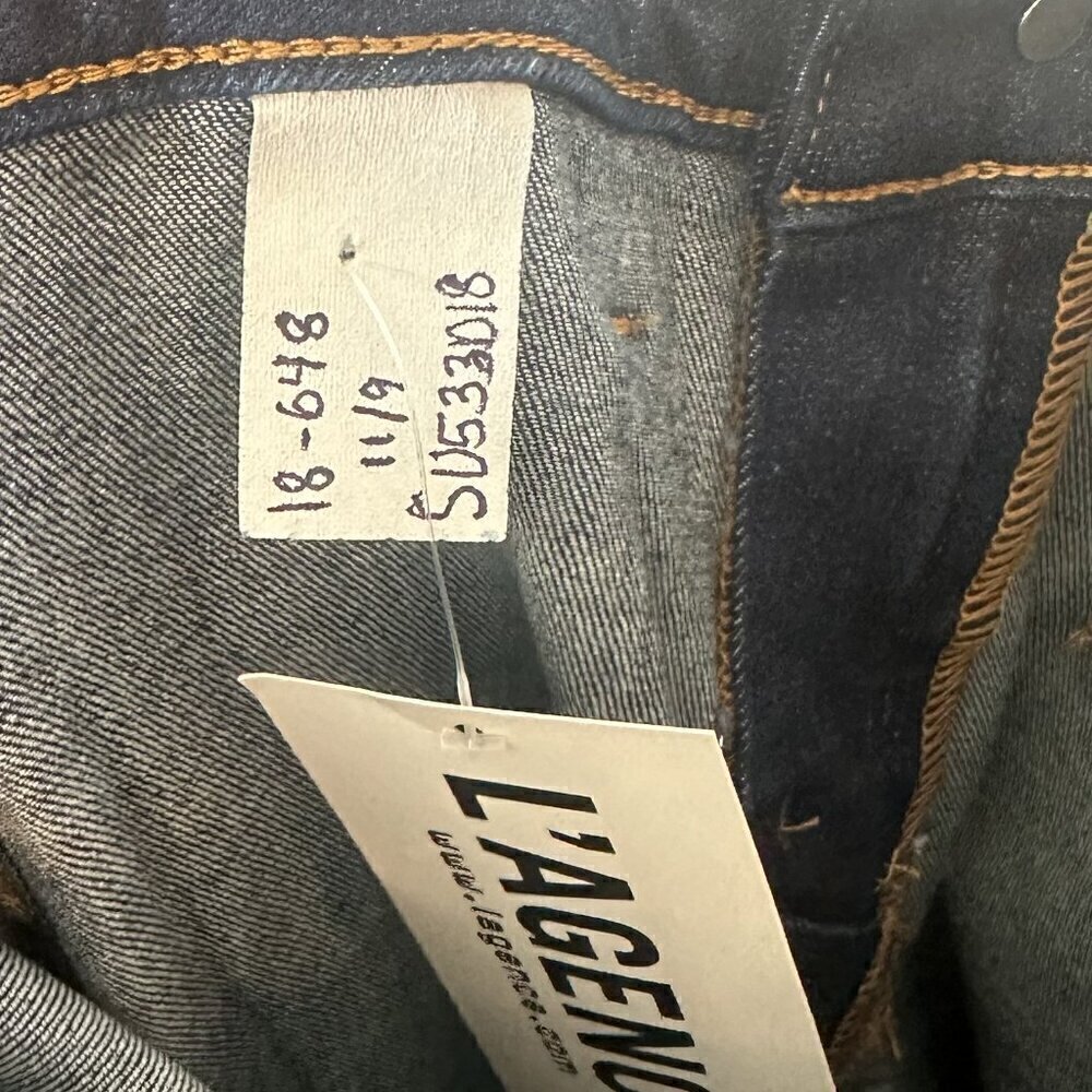 NWT L'Agence Bell Bottom Flare Blue Jeans - Size 25 - Picture 4 of 6